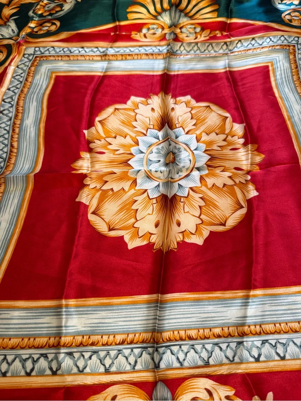 Anne Klein Collection XIIX Vintage 100% Silk Scarf